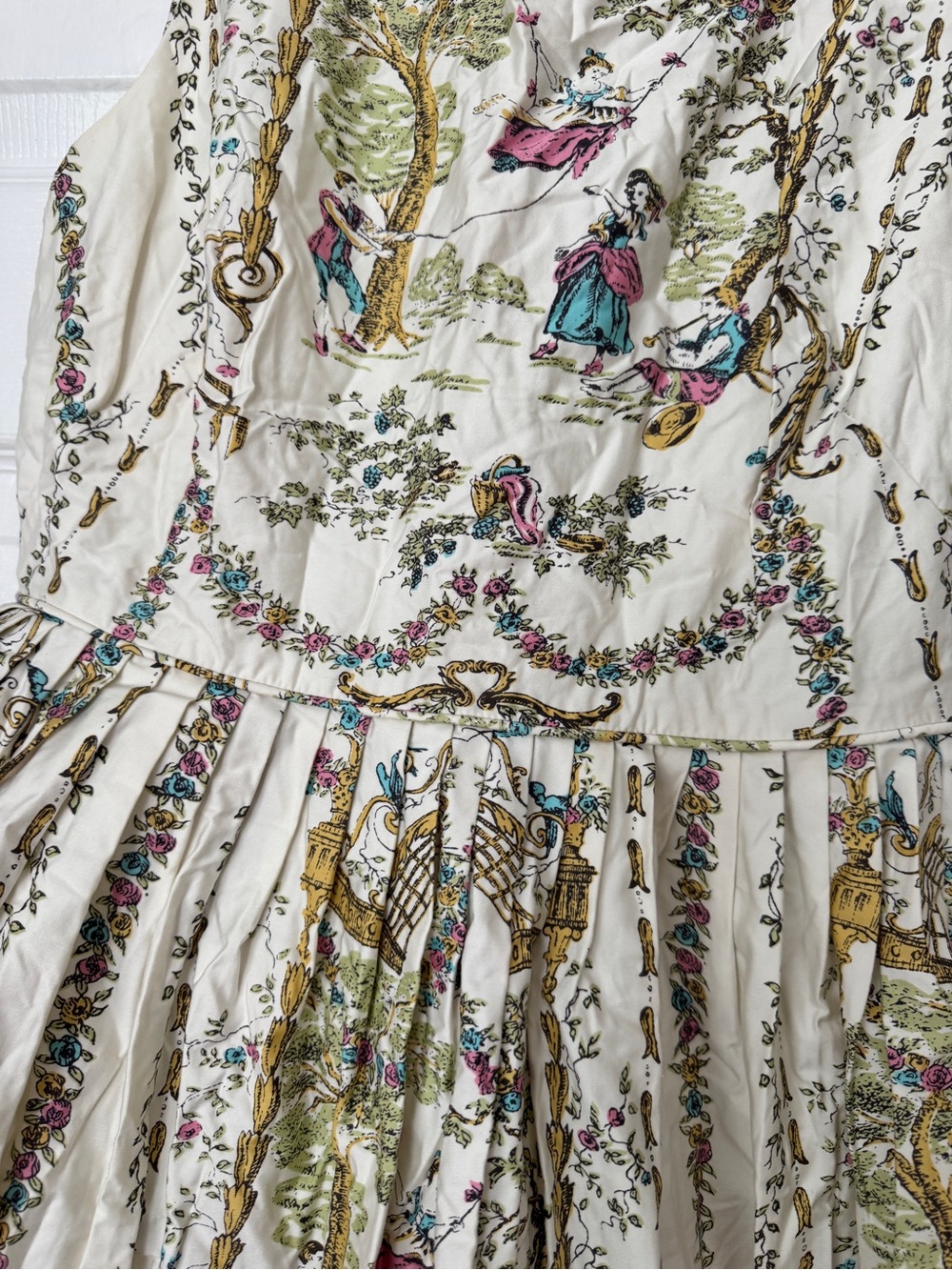 RARE Vintage J. Crew Cream ‘Versailles’ Dress Circa 2007 Impossible to Find! - Picture 8 of 9